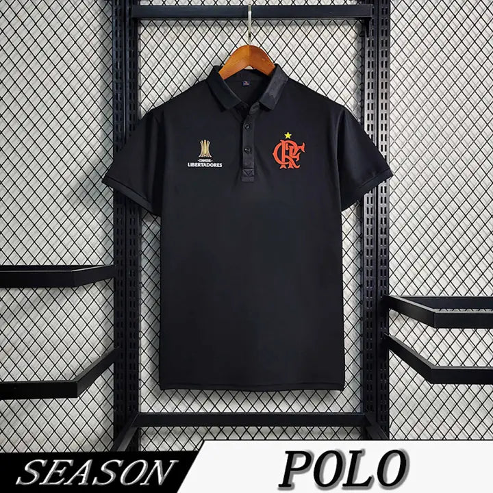Camisa Polo Flamengo Preta
