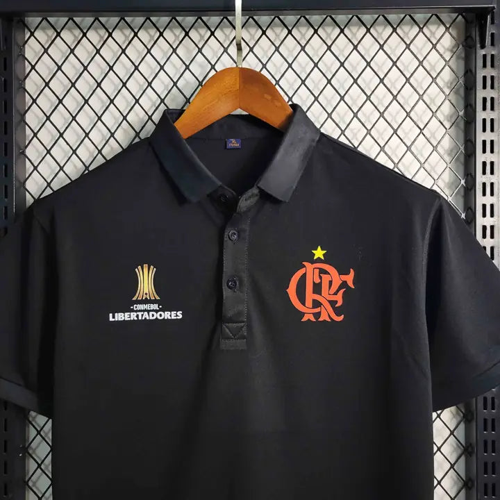Camisa Polo Flamengo Preta