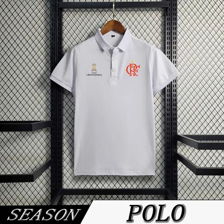 Camisa Polo Flamengo Branca