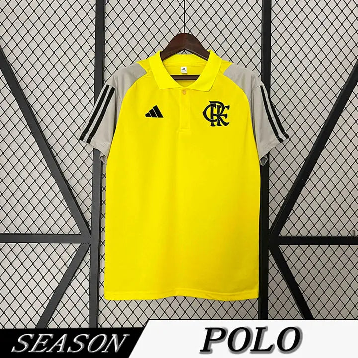 Camisa Polo Flamengo Amarela Treino