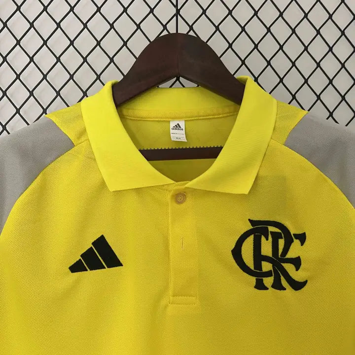 Camisa Polo Flamengo Amarela Treino