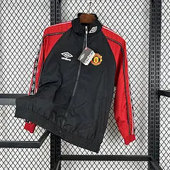 Corta-vento Manchester United Preto e Vermelho