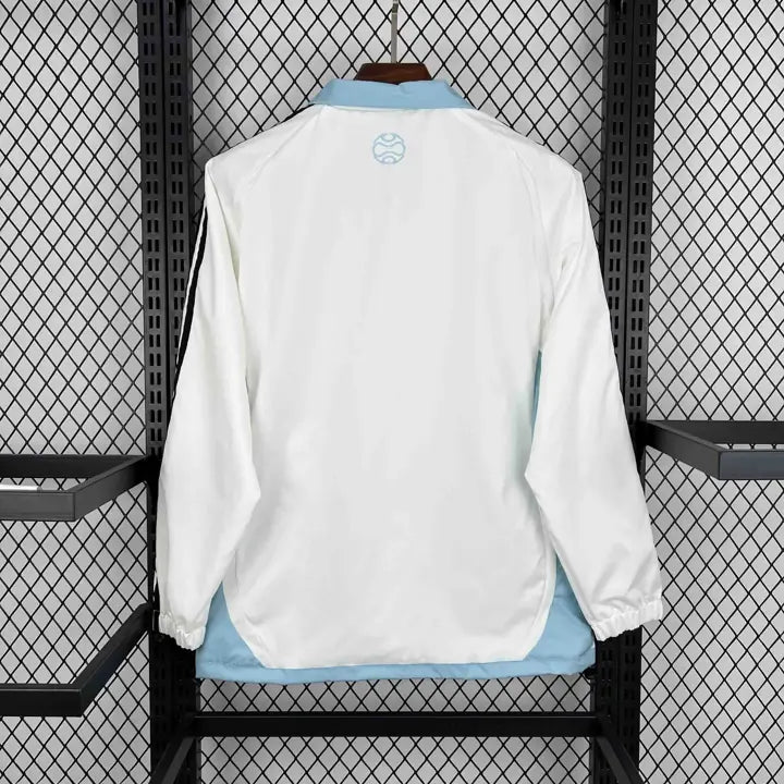 Corta-vento Argentina Branco e Azul-claro