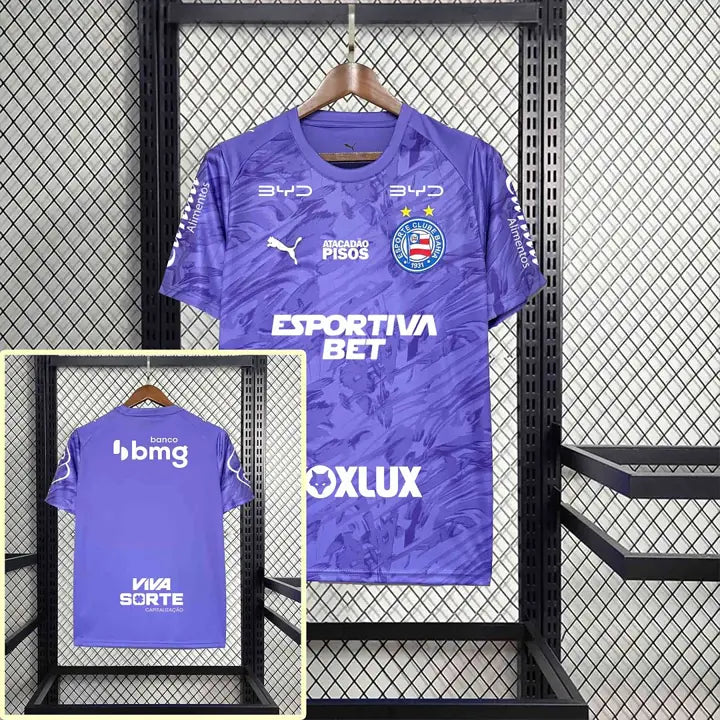 Camisa Bahia Roxa 26/27 Torcedor com Patrocínios