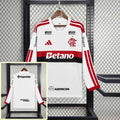 Camisa Flamengo II Manga Longa 26/27 Torcedor com Patrocínios