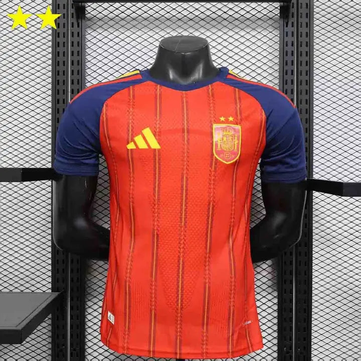 Camisa Espanha I 2 Estrelas 2026 Jogador sem Patch