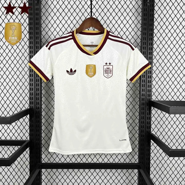 Camisa Espanha II 2 Estrelas 2026 Feminina com Patch de Campeão