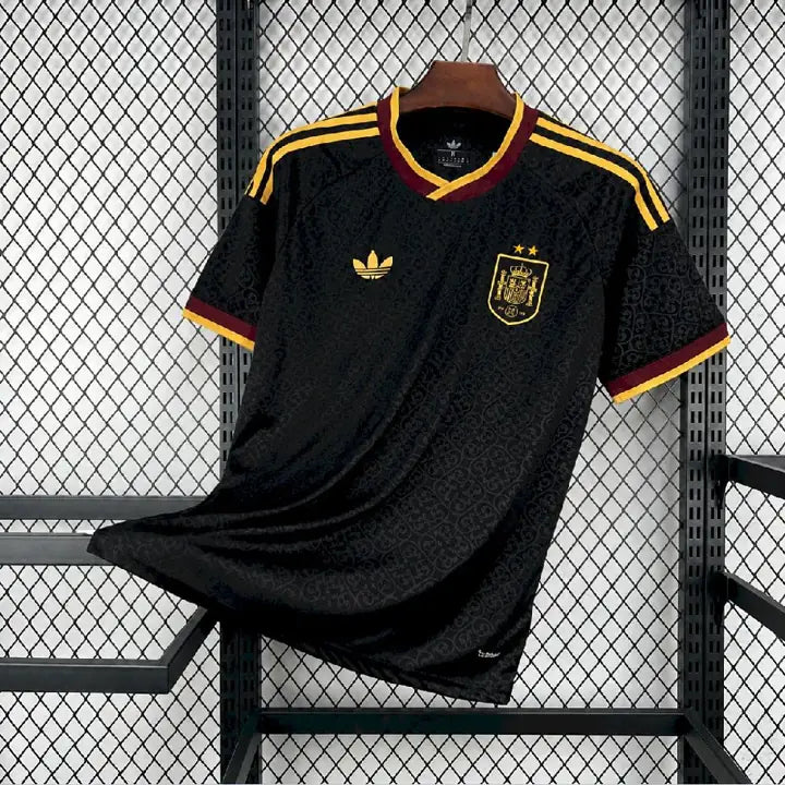 Camisa Espanha Preta 2026 Torcedor