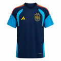 Camisa Espanha Pré-jogo Azul-marinho 2 Estrelas 2026 Torcedor