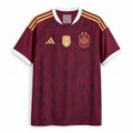 Camisa Espanha Vinho 2 Estrelas 2026 Torcedor com Patch de Campeão