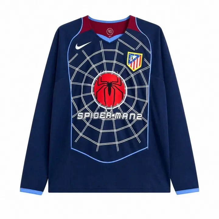 Camisa Retrô Atlético de Madrid II Manga Longa 2004/05
