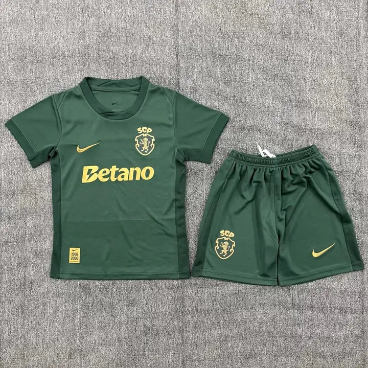 Camisa Sporting Edição Especial 26/27 Infantil (Kit)