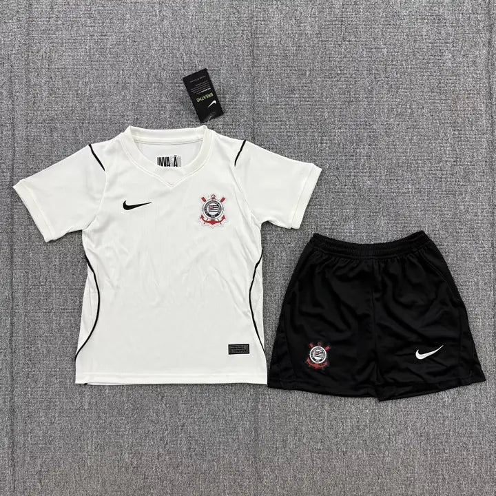Camisa Corinthians I 26/27 Infantil (Kit)