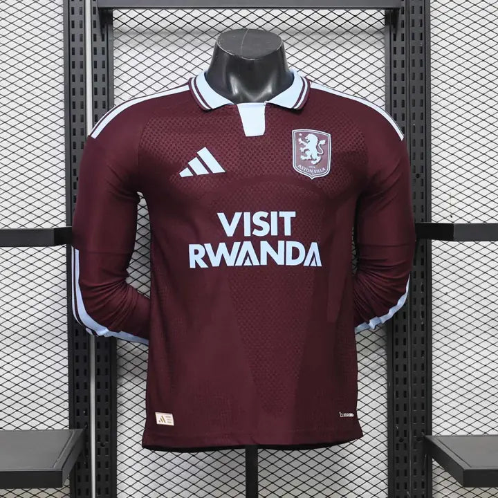 Camisa Aston Villa I Manga Longa 26/27 Jogador