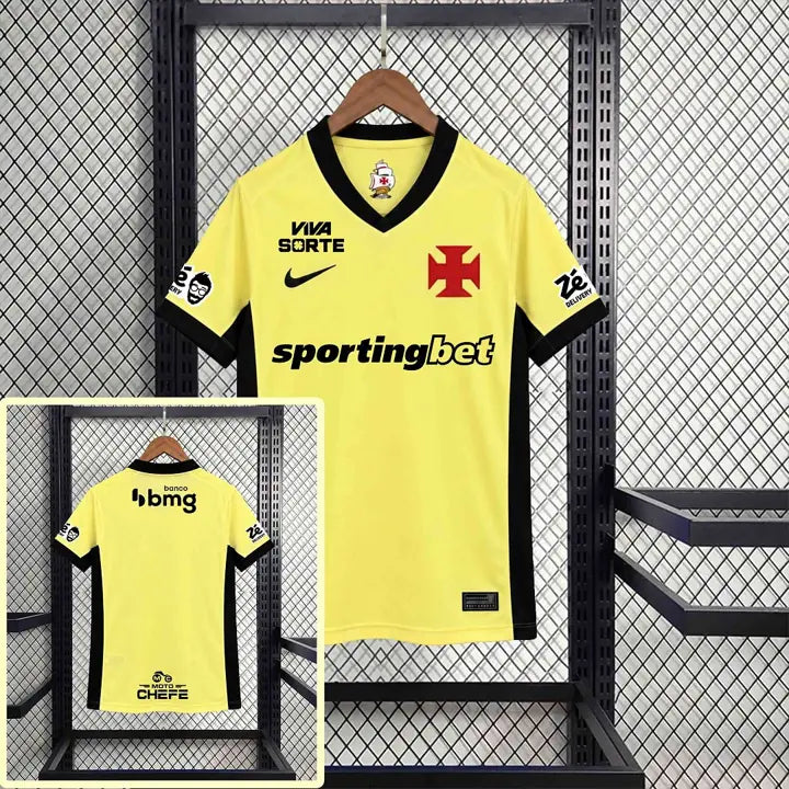 Camisa Vasco da Gama III 26/27 Torcedor com Patrocínios